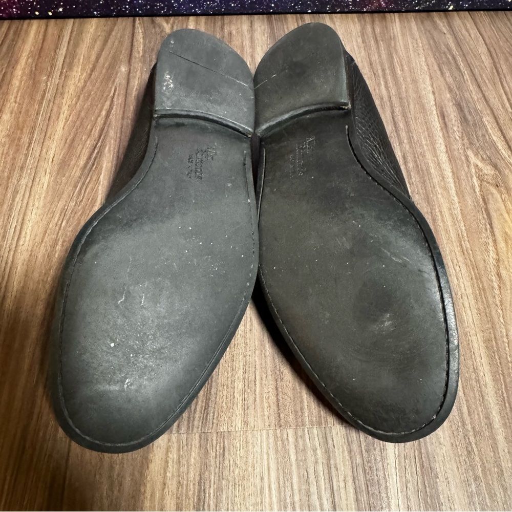 ALLEN EDMONDS Firenze Horse Bit Loafers Black Pebbled Leather Italy Men Sz 13 - Picture 7 of 8